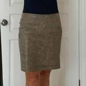 Genuine Leather mini skirt size 4